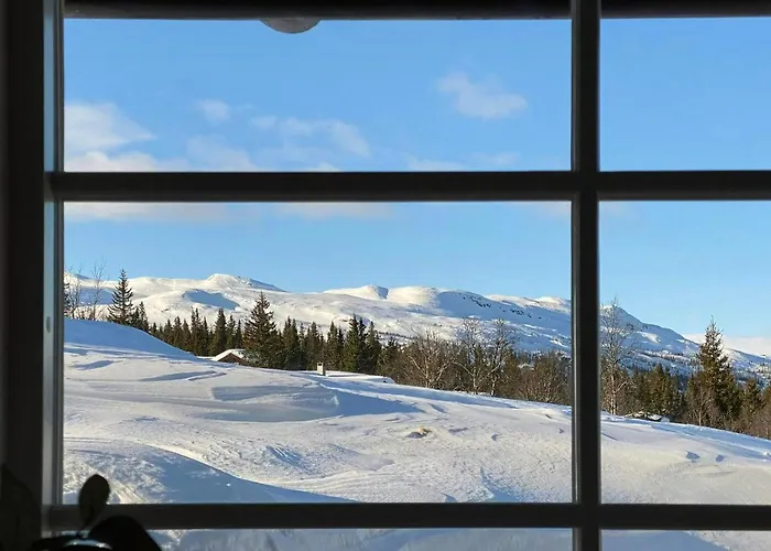 With Panoramic View In Synnfjell בית נופש